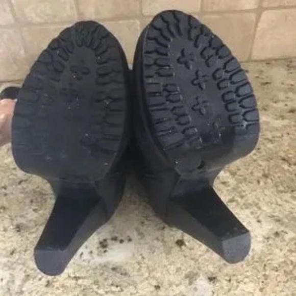 REPORT BLACK LEATHER BOOTS SZ 9. GREAT CONDITION - Picture 6 of 8